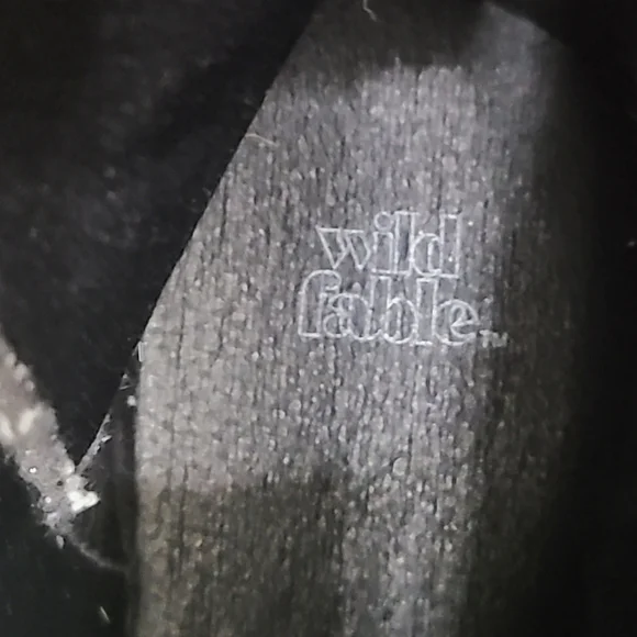 Wild Fable Black Moto Chunky Boots - Picture 7 of 8